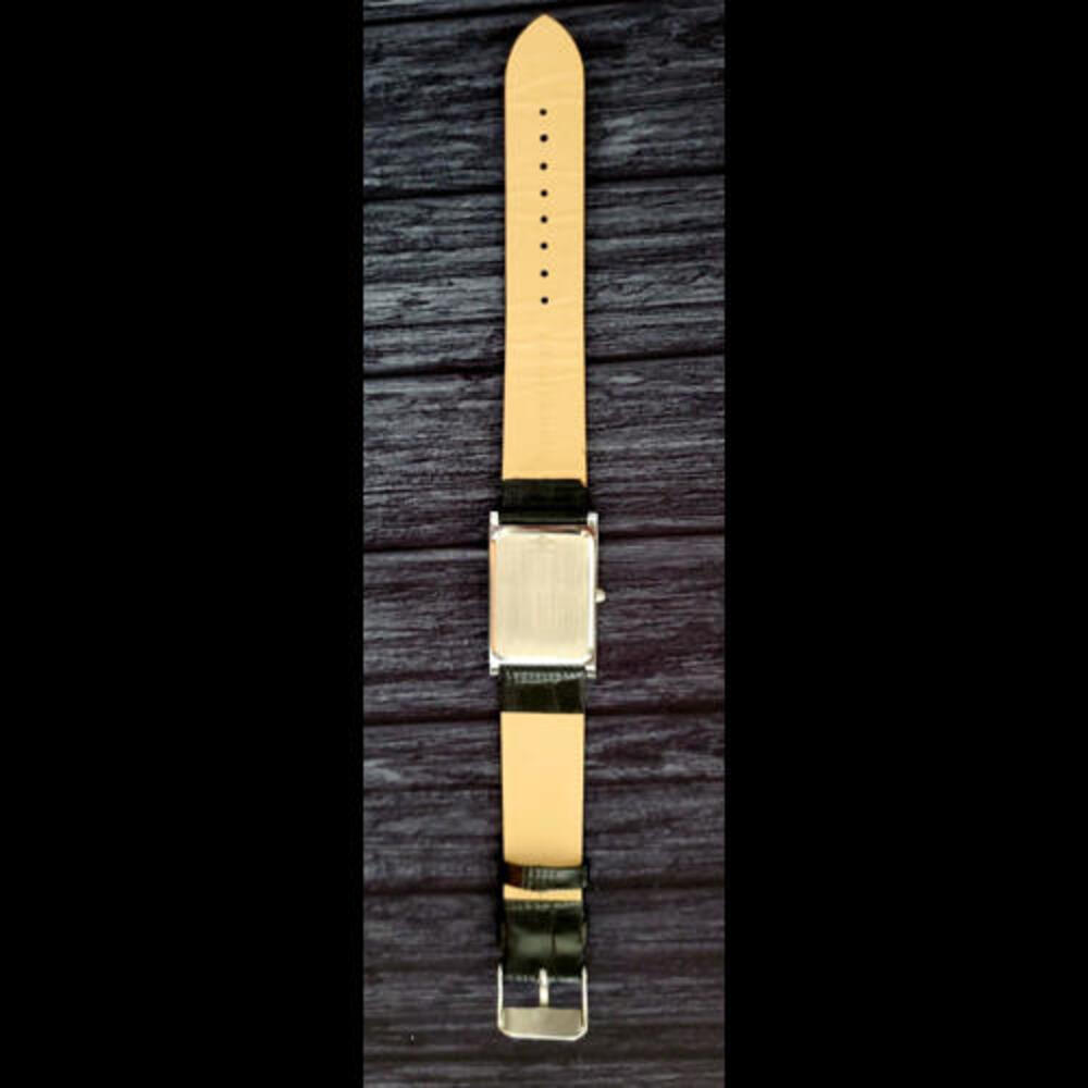 Vintage NOS Men Tank Slim Seiko Rectangular Dress Watch New Mvt & Batt🌟 - Picture 5 of 6